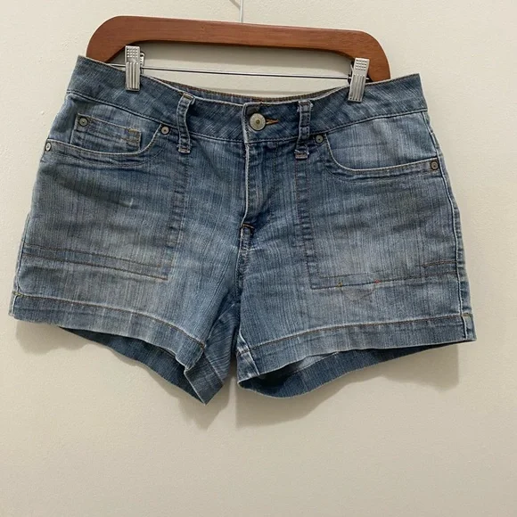 Vintage Faded Glory Light Blue Jean Shorts - Picture 1 of 8